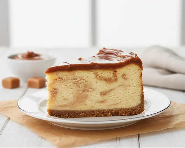 Cheesecake Fit de Dulce de Leche